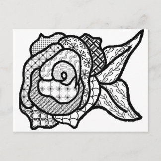 Rose Postcard