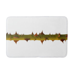 Rose prickels bath mat