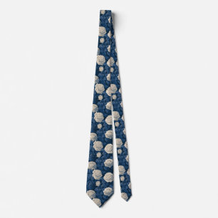 Rose Print Father Day Lakeside Wedding Tie