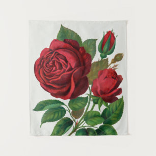 Rose Print Rochester Lithographing and Printing Co Tapestry