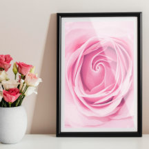 Rose Print, rose wall art, Pink flower printable P