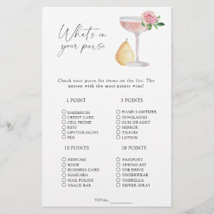 Rose Prosecco - What's in your purse game