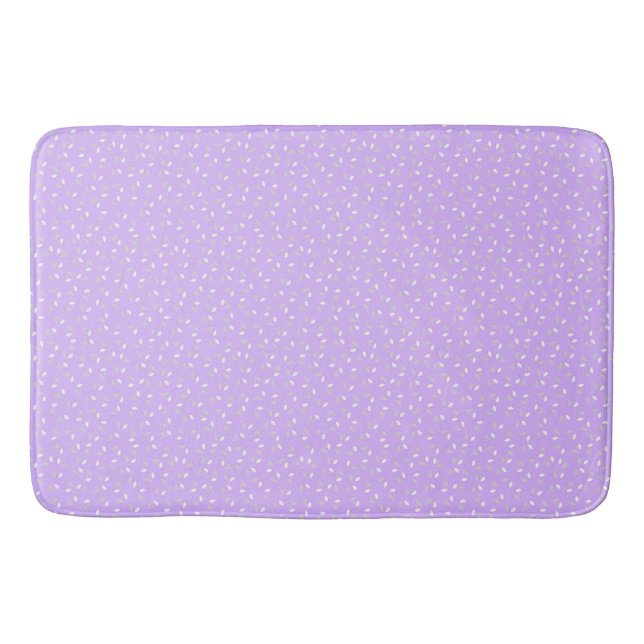 Rose purple bath mat (Front)