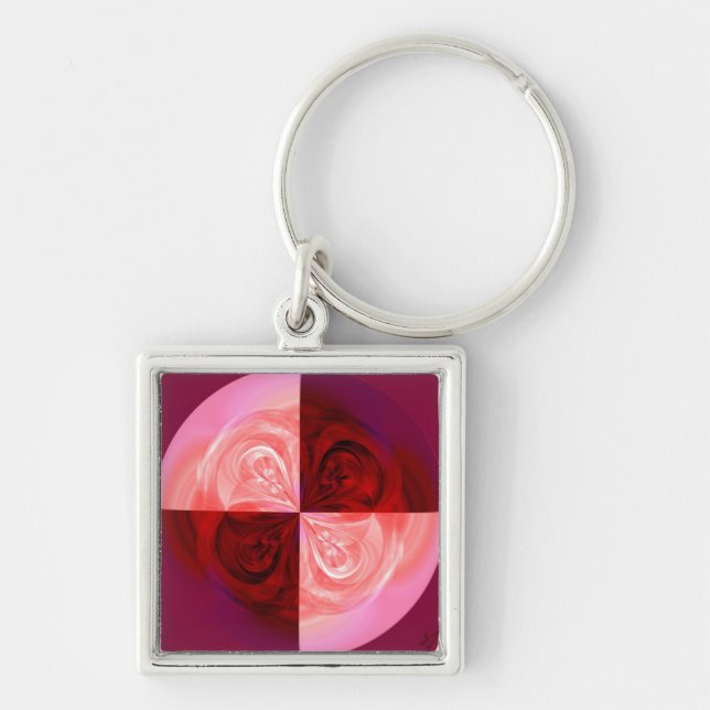 Rose Quarter Key Ring (Front)