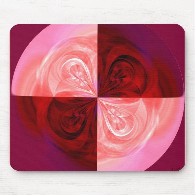 Rose Quarter Mouse Mat (Front)