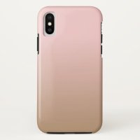 Rose Quartz and Iced Coffee Ombre Pink Brown