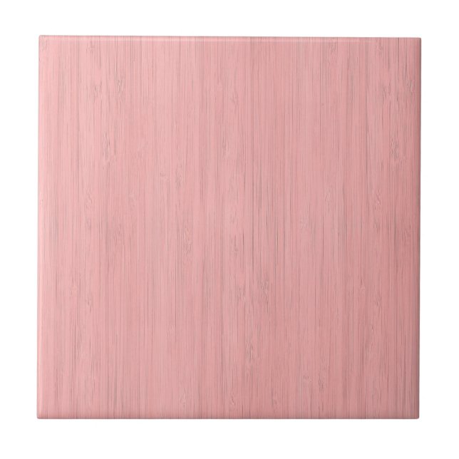 Rose Quartz Bamboo Wood Grain Look Tile (Front)