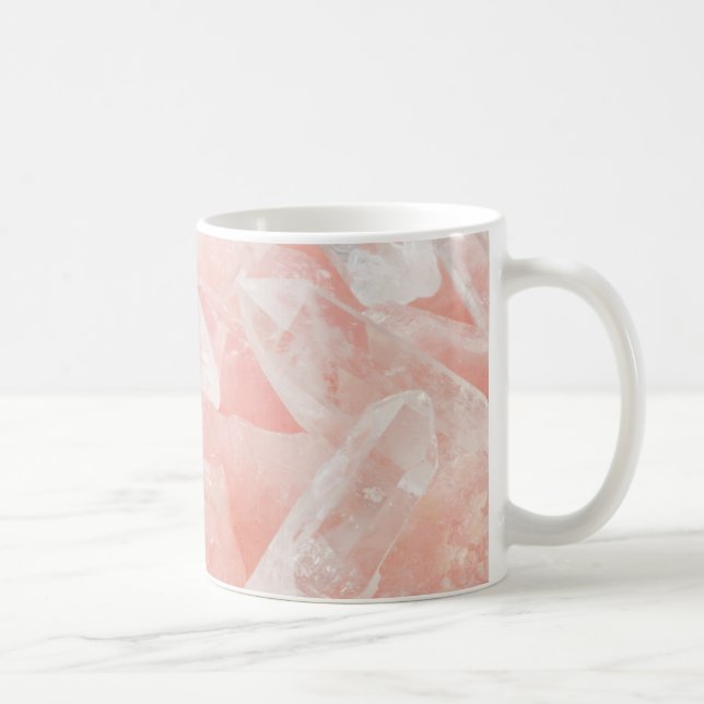 Rose Quartz Crystal Coffee Mug (Right)