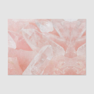 Rose Quartz Crystal Tissue Paper