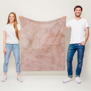 Rose Quartz Fleece Blanket