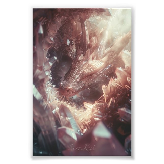 Rose Quartz Guardian Photo Print (Front)