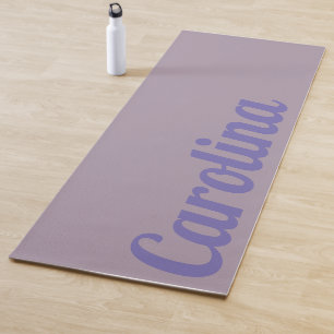 Rose Quartz Modern Name   Stylish Simple Yoga Mat