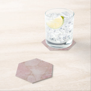 Rose Quartz Paper Coaster