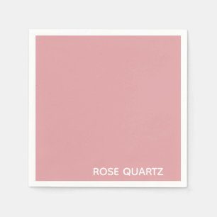 Rose Quartz pink colour name Napkin