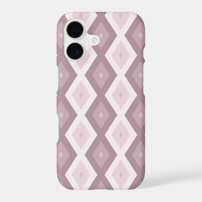 Rose quartz pink diamond pattern (Back)