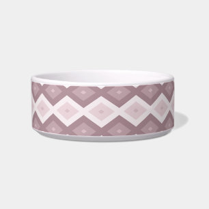 Rose quartz pink diamond pattern bowl