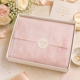 Rose Quartz Pink Marble Tissue Paper