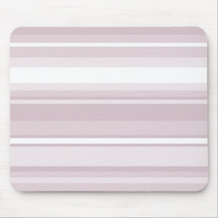 Rose quartz pink stripes mouse mat
