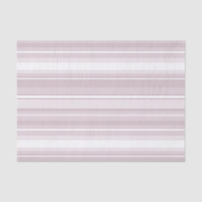Rose quartz pink stripes tissue paper (Front)