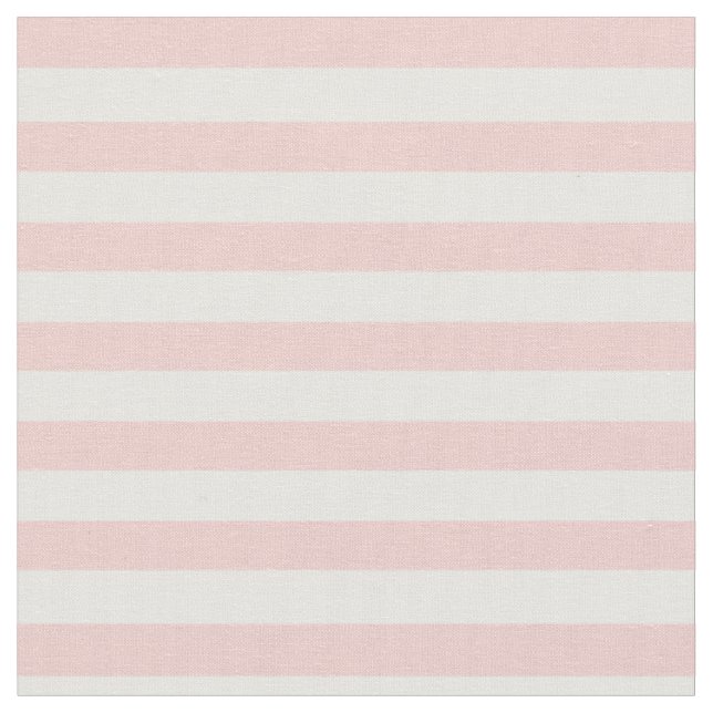 Rose Quartz Pink & White Striped Fabric (Close Up)