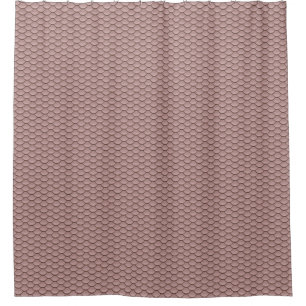 Rose Quartz Scale Patterned Shower Curtain
