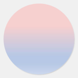 Rose Quartz & Serenity (SEVENTEEN Official Colour) Classic Round Sticker