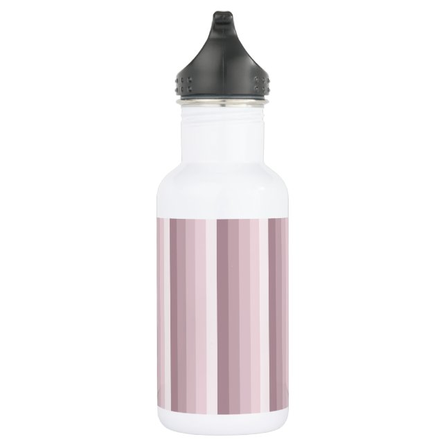 Rose quartz shadow stripes 532 ml water bottle (Right)