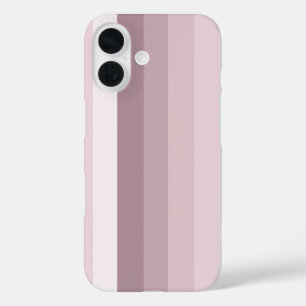 Rose quartz shadow stripes iPhone 16 case