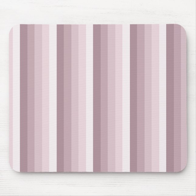 Rose quartz shadow stripes mouse mat (Front)