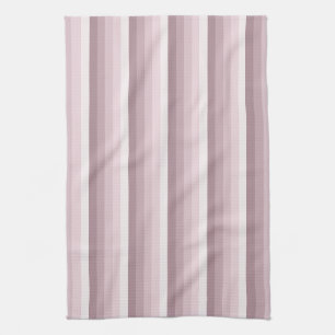 Rose quartz shadow stripes tea towel