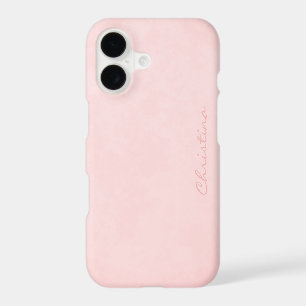 Rose Quartz Signature on Mottled Misty Pink
