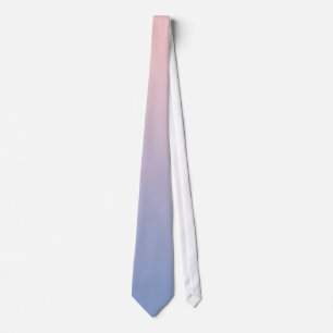Rose Quartz to Serenity Blue Gradient Tie