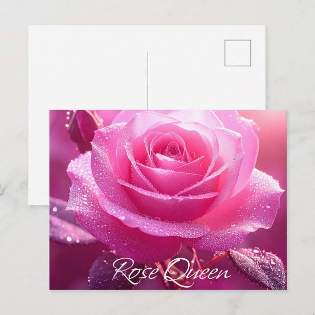 Rose Queen (pink edition) Postcard (Front/Back)