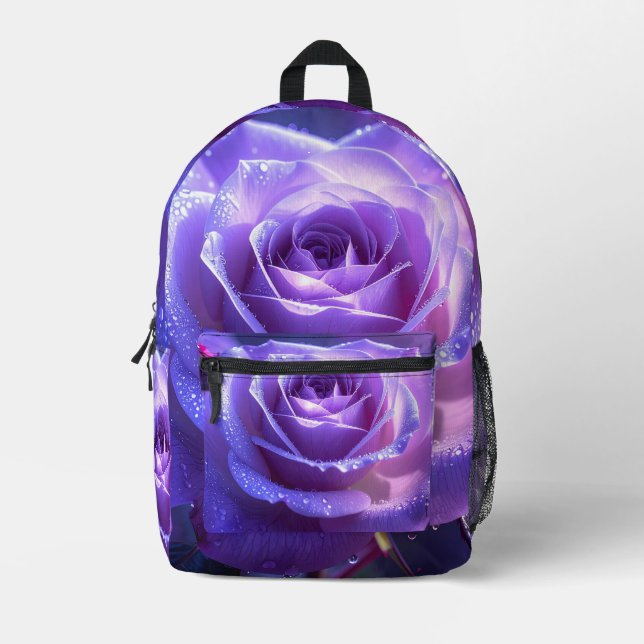 Rose Queen Printed Backpack (Front)