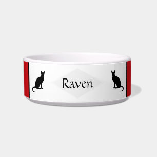 Rose Red Ceramic Pet Bowl