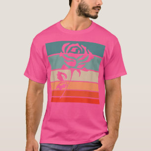 Rose Retro Style Vintage T-Shirt