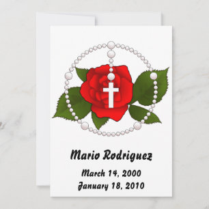 Rose Rosary Invite