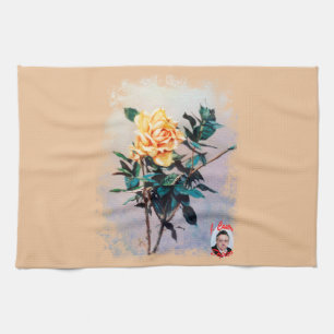 Rose/Rose Tea Towel