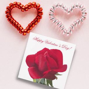 Rose rouge - Red rose Holiday Card