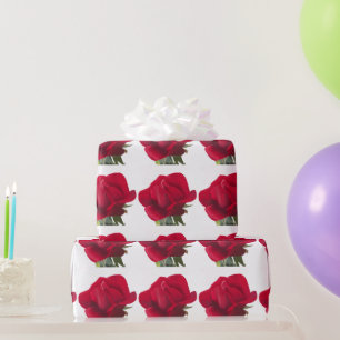 Rose rouge - Red rose Wrapping Paper