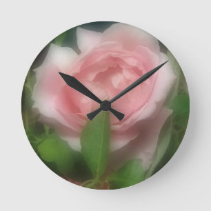 Rose Round Clock