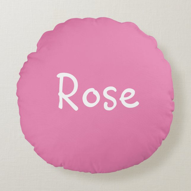 Rose Round Cushion (Front)
