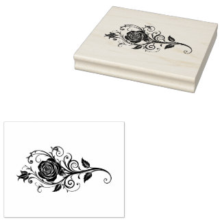 Rose Rubber Stamp