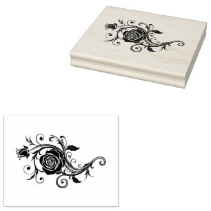 Rose Rubber Stamp