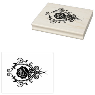 Rose Rubber Stamp