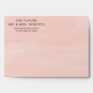 Rose Sage & Grape Modern Wedding Invitation Envelope