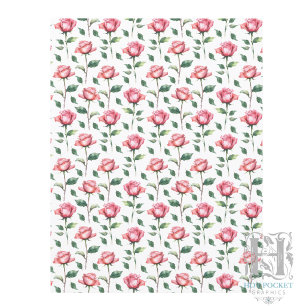 Rose Scrapbook Paper