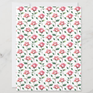 Rose Scrapbook Paper
