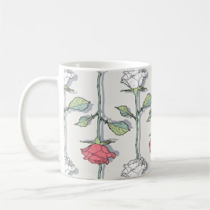 Rose seamless Pattern Coffee Mug