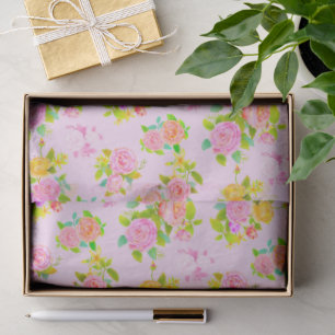 Rose Shabby Vintage Pink Tissue Paper